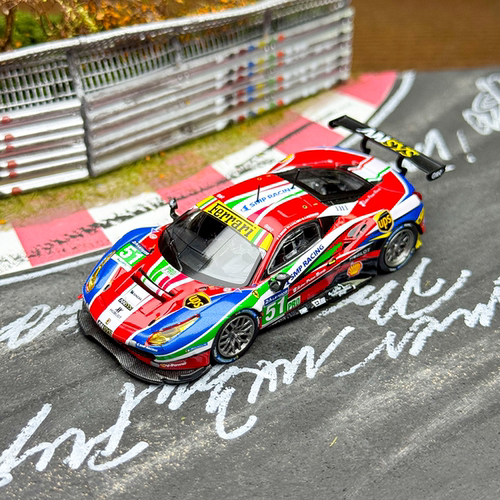 Tarmac Works TW 1:64 法拉利Ferrari 488 GTE 24h 合金汽车模型