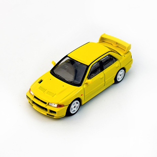 Tarmac Works 1:64 三菱EVO III三3代Lancer GSR黄色 汽车模型