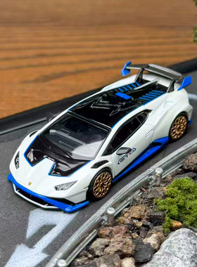 MINIGT 1:64 #788 兰博基尼飓风 STO 白色 合金汽车模型收藏摆件