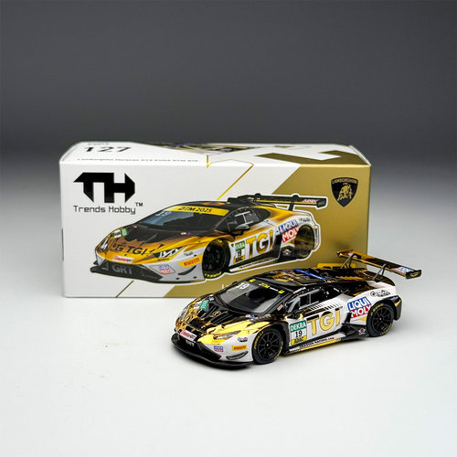 TH 1:64 兰博基尼Huracan GT3 Evo 2-DTM 2025 19号合金汽车模型