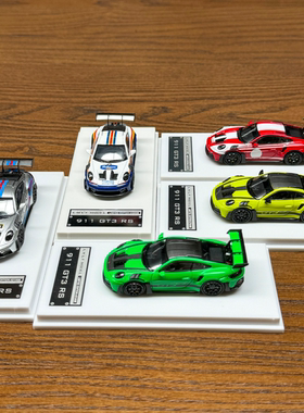 LMLF 1:64  保时捷Porsche 911 992 GT3 RS合金汽车模型摆件