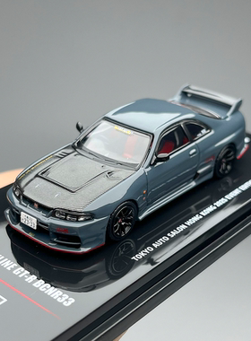 现货 INNO 1:64 天际线 日产 GTR-R33 东京改装展 合金汽车模型