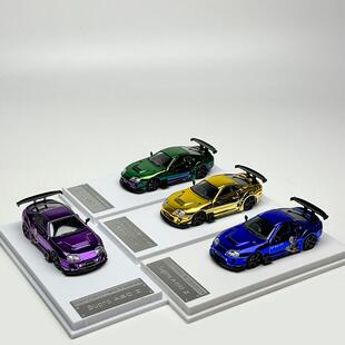 LMLF 1:64 丰田速霸Supra A80 Z 宽体改装电镀色仿真合金汽车模型
