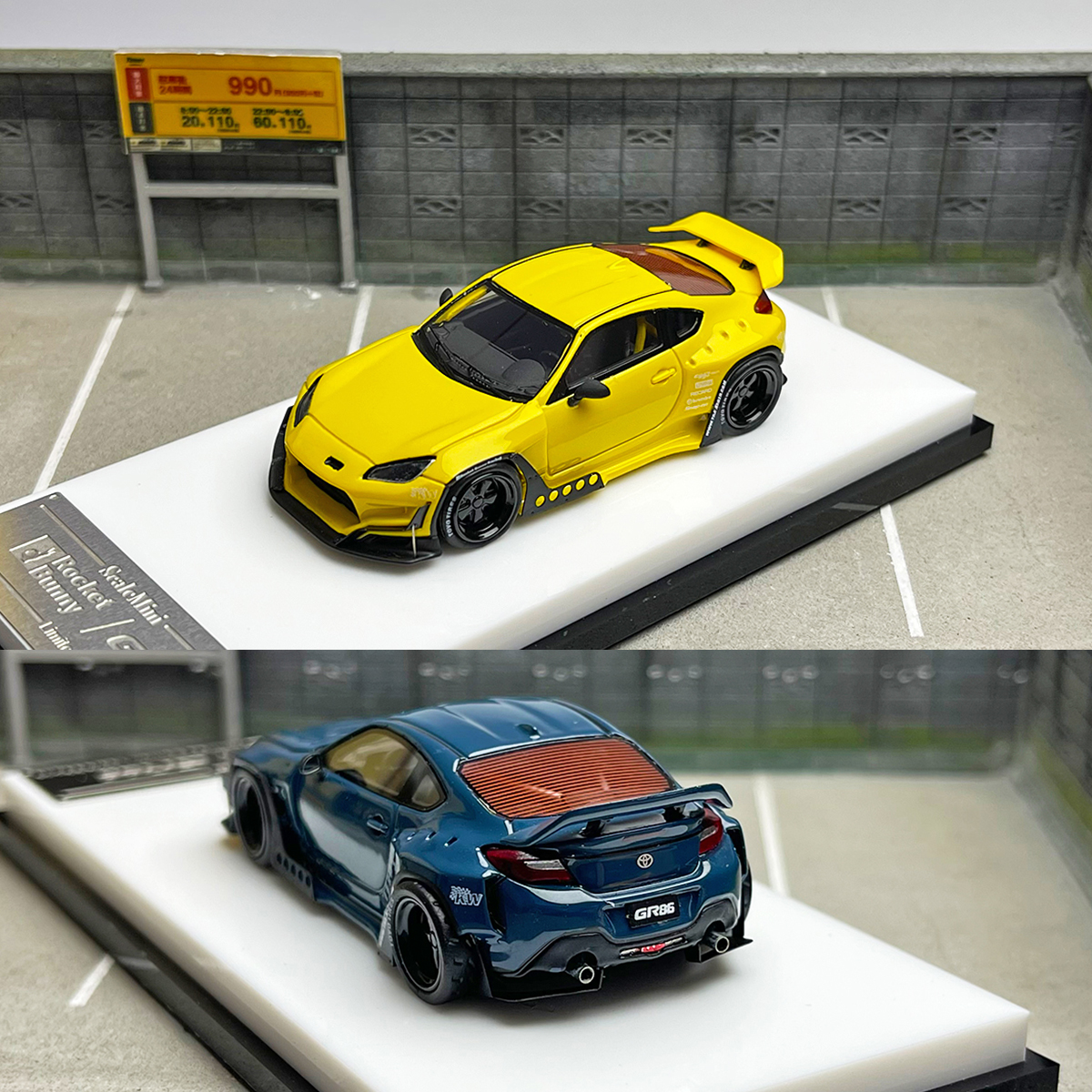 ScaleMini 1:64 丰田GT86火箭兔Rocket Bunny宽体改装版合金车模 玩具/童车/益智/积木/模型 合金车/玩具仿真车/收藏车模 原图主图