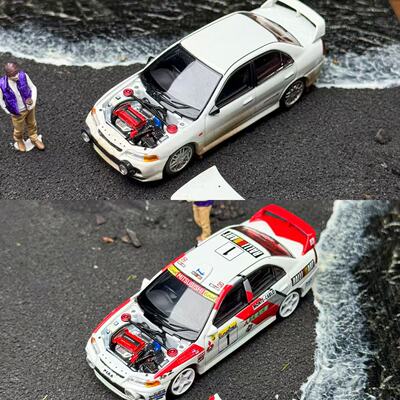 MH164三菱蓝瑟EVO合金车模