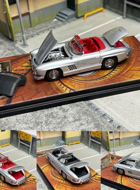Zero formula Toy_Father 1:64 奔驰300sl 老爷车 合金汽车模型