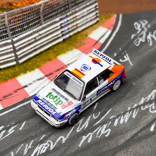 MINIGT 1:64 #11蓝旗亚Lancia Delta HF Integrale 合金汽车模型