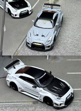 现货 CM Model 1:64 日产 GTR R35 RR LB 宽体 合金汽车模型 收藏