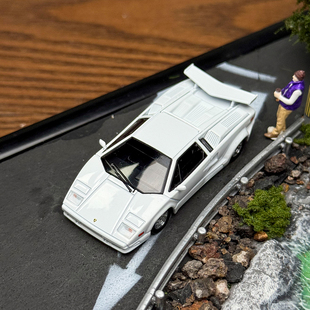 MINIGT 1:64 #1134 兰博基尼 康塔什 白色 合金汽车模型 现货收藏