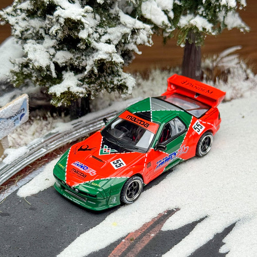 INNO 1:64 马自达 FC3S RX-7 RX7香港车展限定 合金汽车模型
