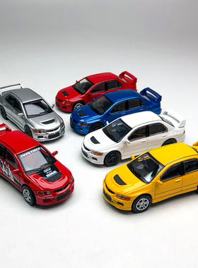 LMLF 1:64 三菱EV09 lancer evolution Ⅸ 拉力合金汽车模型摆件