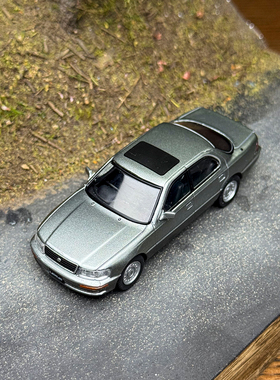 TW TarmacWorks 1:64 雷克萨斯 Lexus LS400 灰色 合金汽车模型