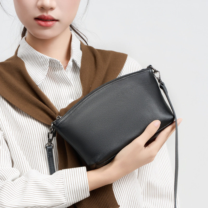 SHEEP PONY真皮女包迷你小包包时尚简约妈妈手机包女士单肩斜挎包