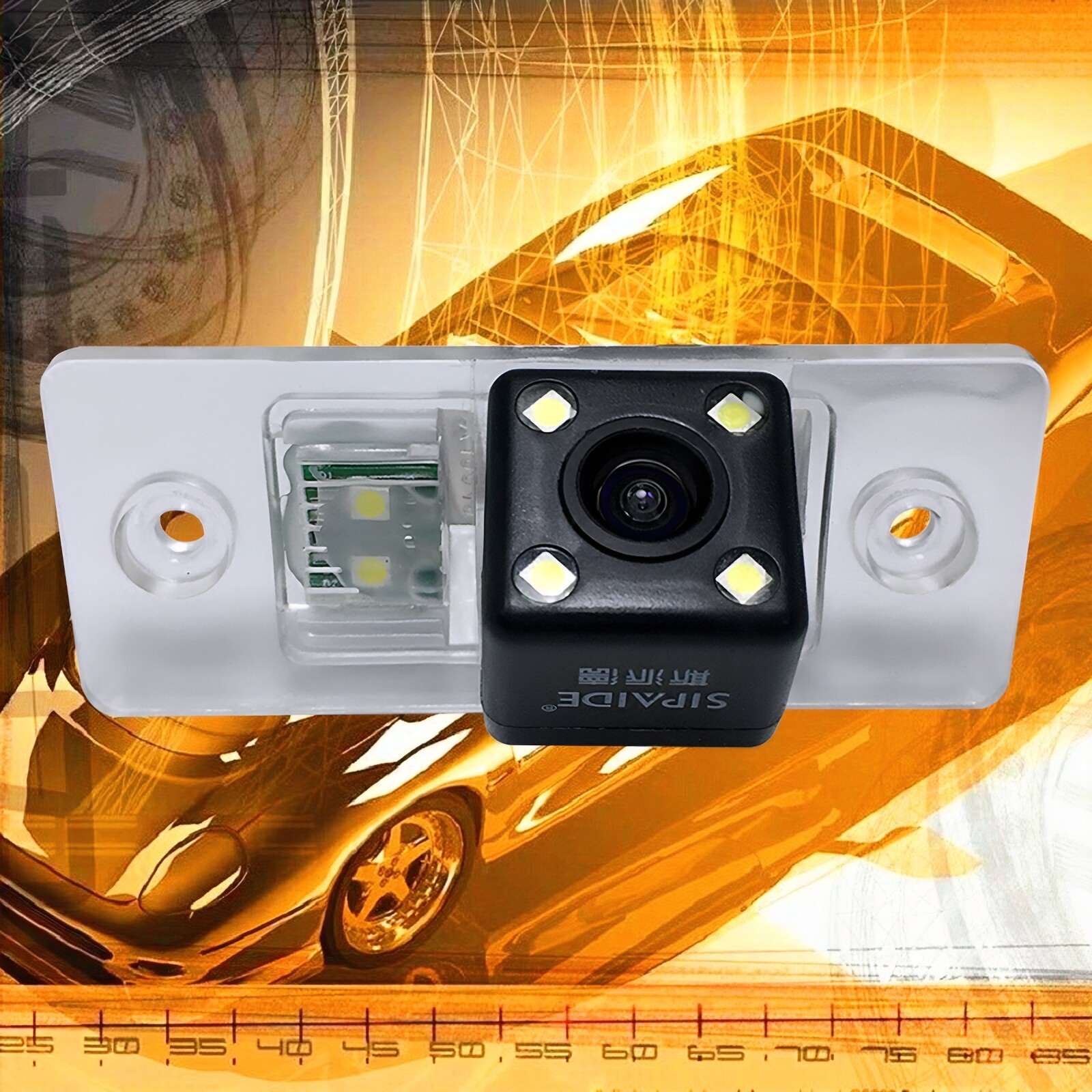 大众途锐 POLO三厢 帕萨特B5专用倒车影像高清夜视后视摄像头防水