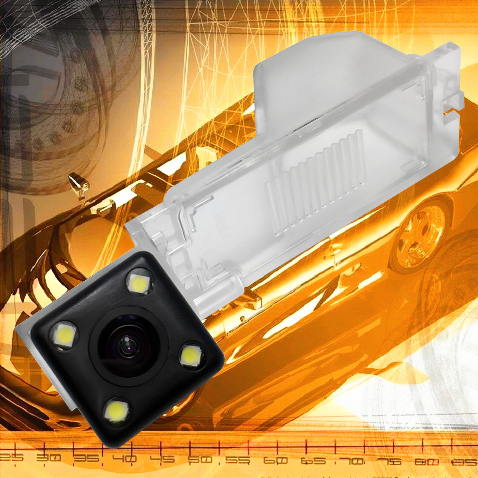 2011/12款福特进口锐界专用倒车摄像头高清夜视防水车载后视影像