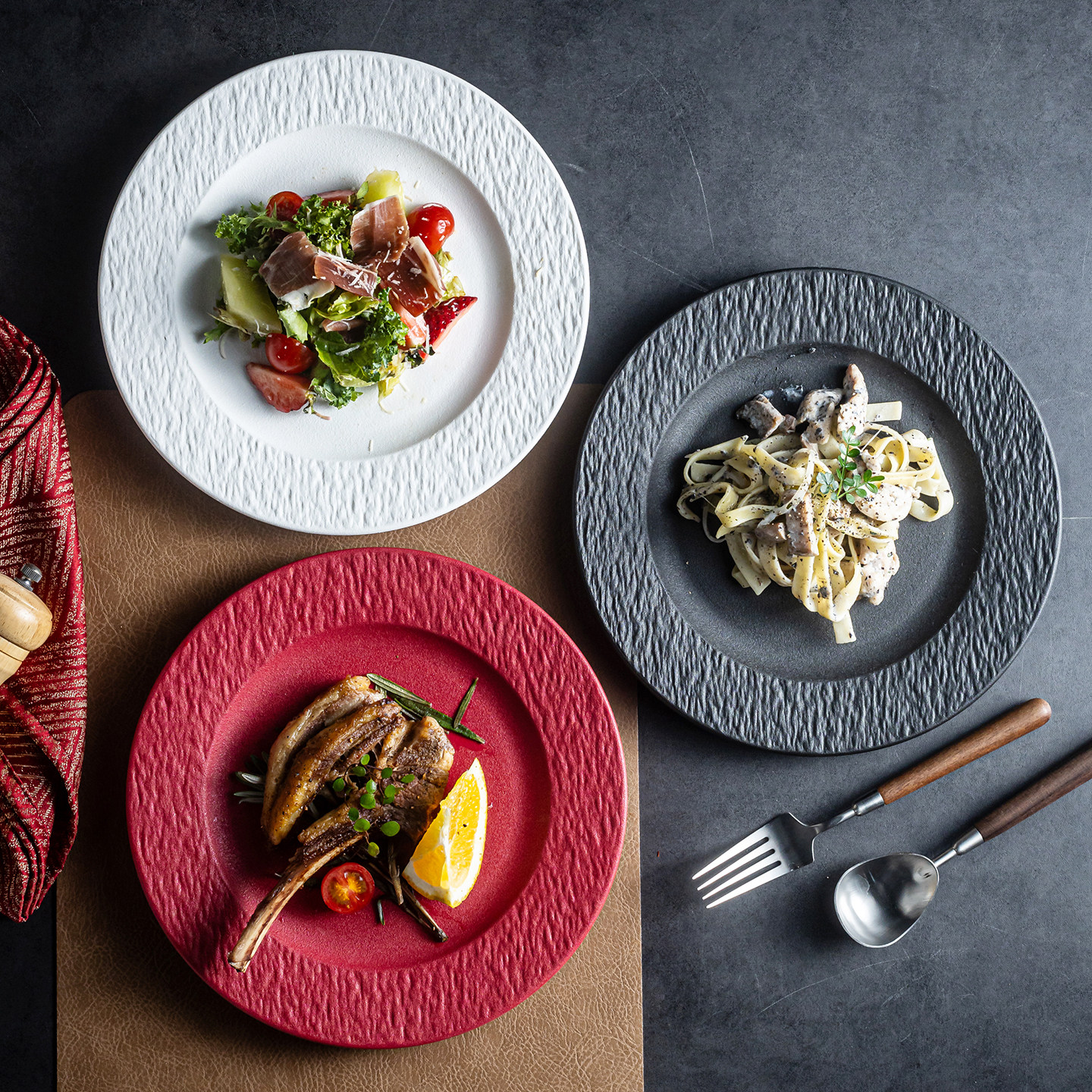 大码盘子意大利面盘仪式感乔迁新居餐具陶瓷盘子家用平盘菜盘肉盘,餐饮具,盘,淘宝优惠券,粉丝福利购,淘宝优惠卷