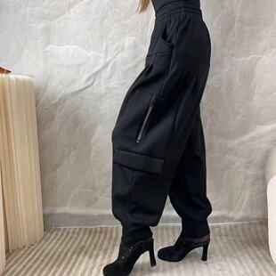 春秋款三代女士工装哈伦裤2026休闲大码显瘦运动时尚百搭妈妈长裤