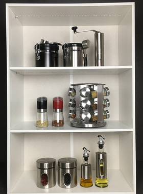 现代简约样板房间厨房摆件橱柜展厅调料罐研磨器创意软装饰品道具