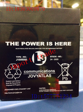 进口L3  蓄电池  J1005000   24-2050  进口L3  蓄电池  J1005000