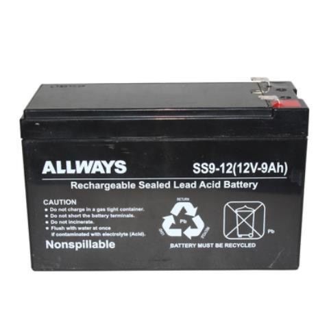 SS9-12 ALLWAYS 12V9AH铅酸蓄电池 UPS电源专用