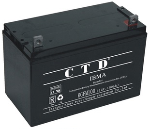 密闭 德国CTD蓄电池6GFM100铅酸免维护12V100AH阀控式 正品 包邮