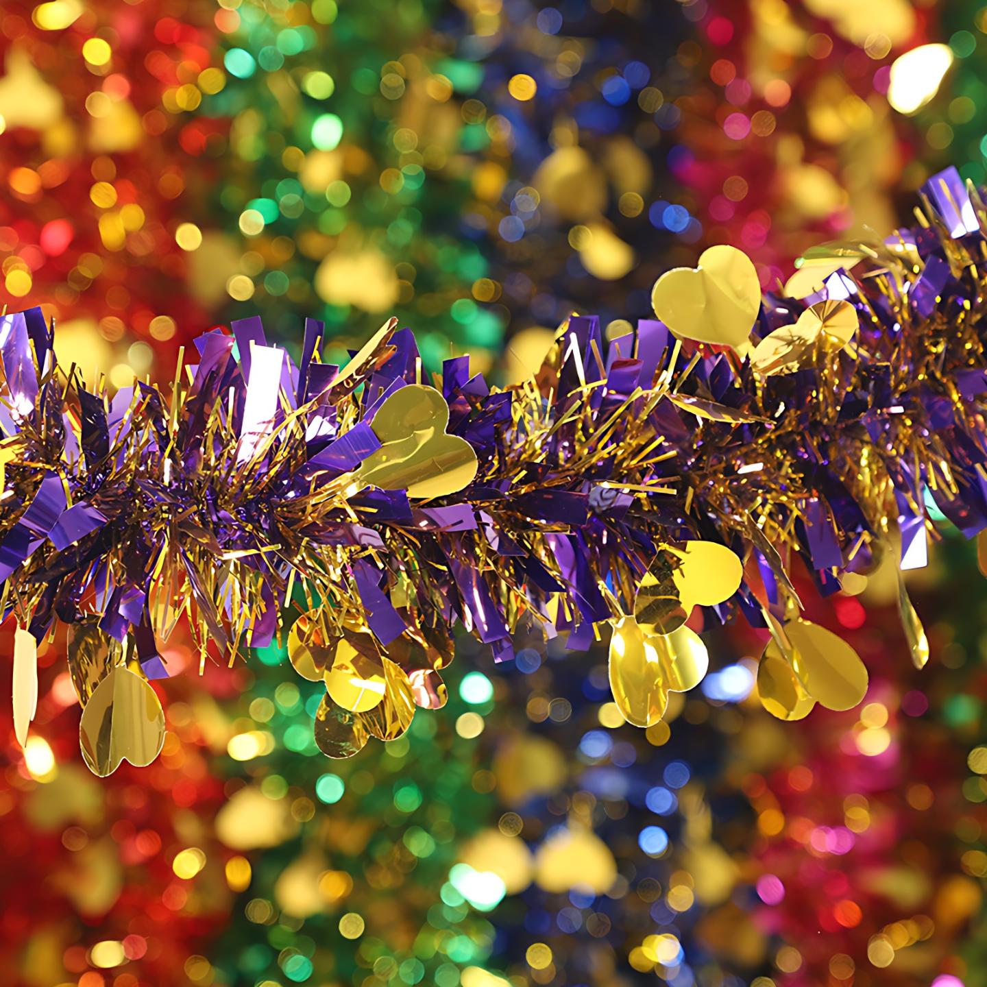 加密拉花彩条节日派对装饰