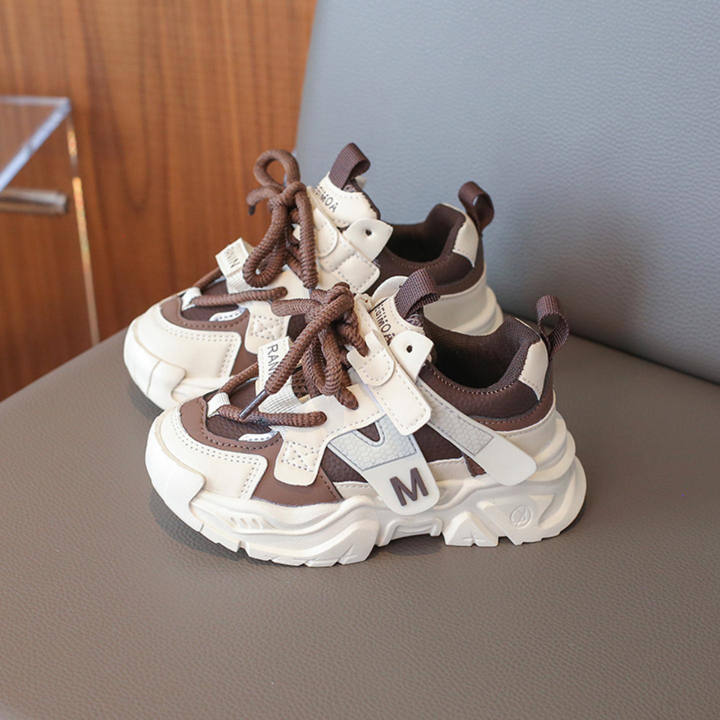 秋冬新款防水软底老爹鞋超轻儿童运动鞋中大童小孩跑步鞋爆款棉鞋