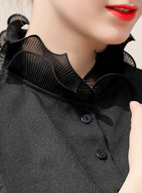 假领子女款百搭多功能衬衫装饰领