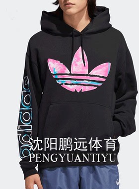 Adidas/阿迪达斯三叶草男装2021秋冬新款连帽卫衣套头衫ED6273