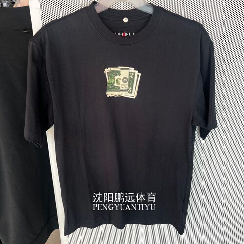 Nike/耐克JORDAN男子夏季运动休闲印花图案纯棉短袖T恤IQ6953-010