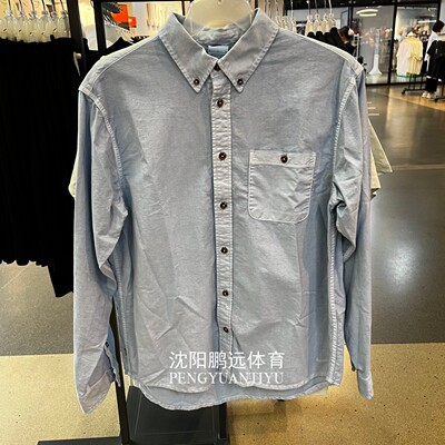Nike/耐克男子秋季运动休闲宽松透气翻领长袖衬衫HJ7271-014-422