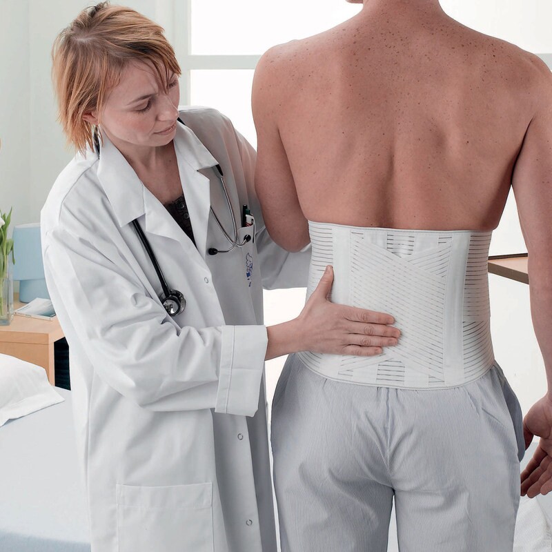 法国原装进口正品thuasne护腰带单层交叉加强薄透气腰托0830