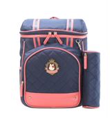 贝妮兔女童可爱英伦风时尚 6年级小学生减负护脊书包 潮酷双肩包2