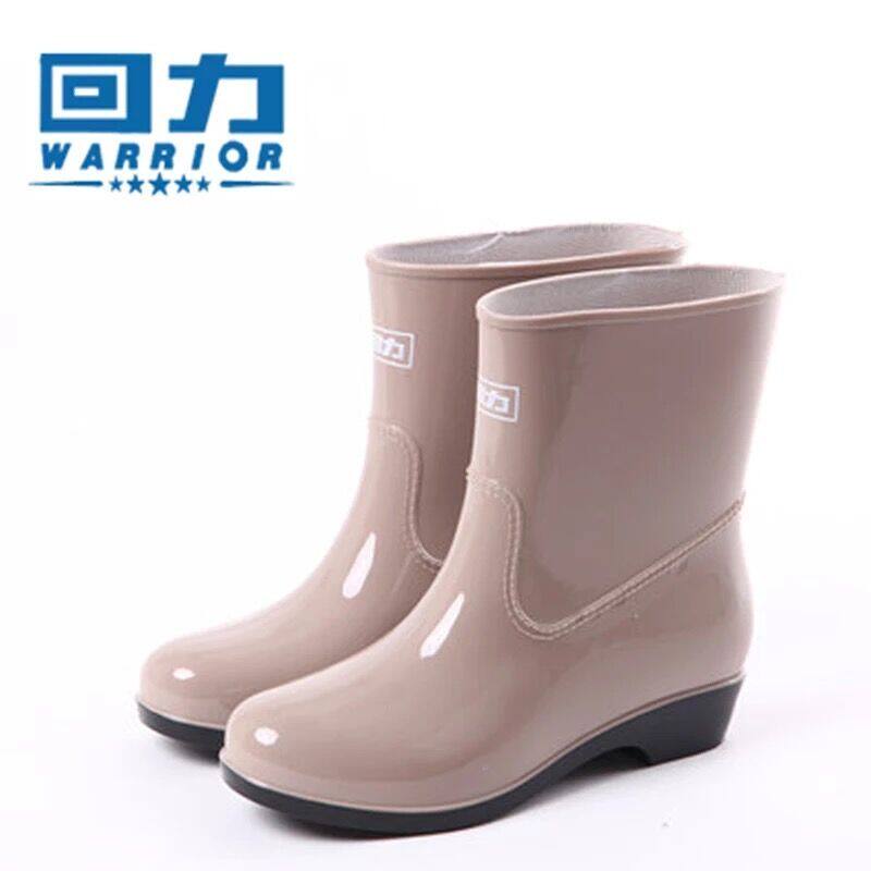 回力女士短筒雨鞋秋冬季加绒防水保暖雨鞋中高筒防滑耐磨胶鞋套鞋高性价比高么？