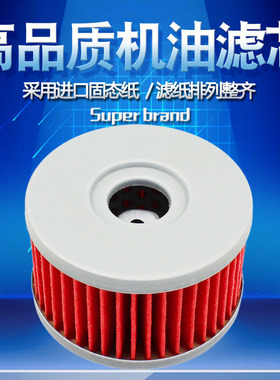 适配铃木VL125 TU250X GZ250 SG350 SP250 SP400机油滤芯滤清器