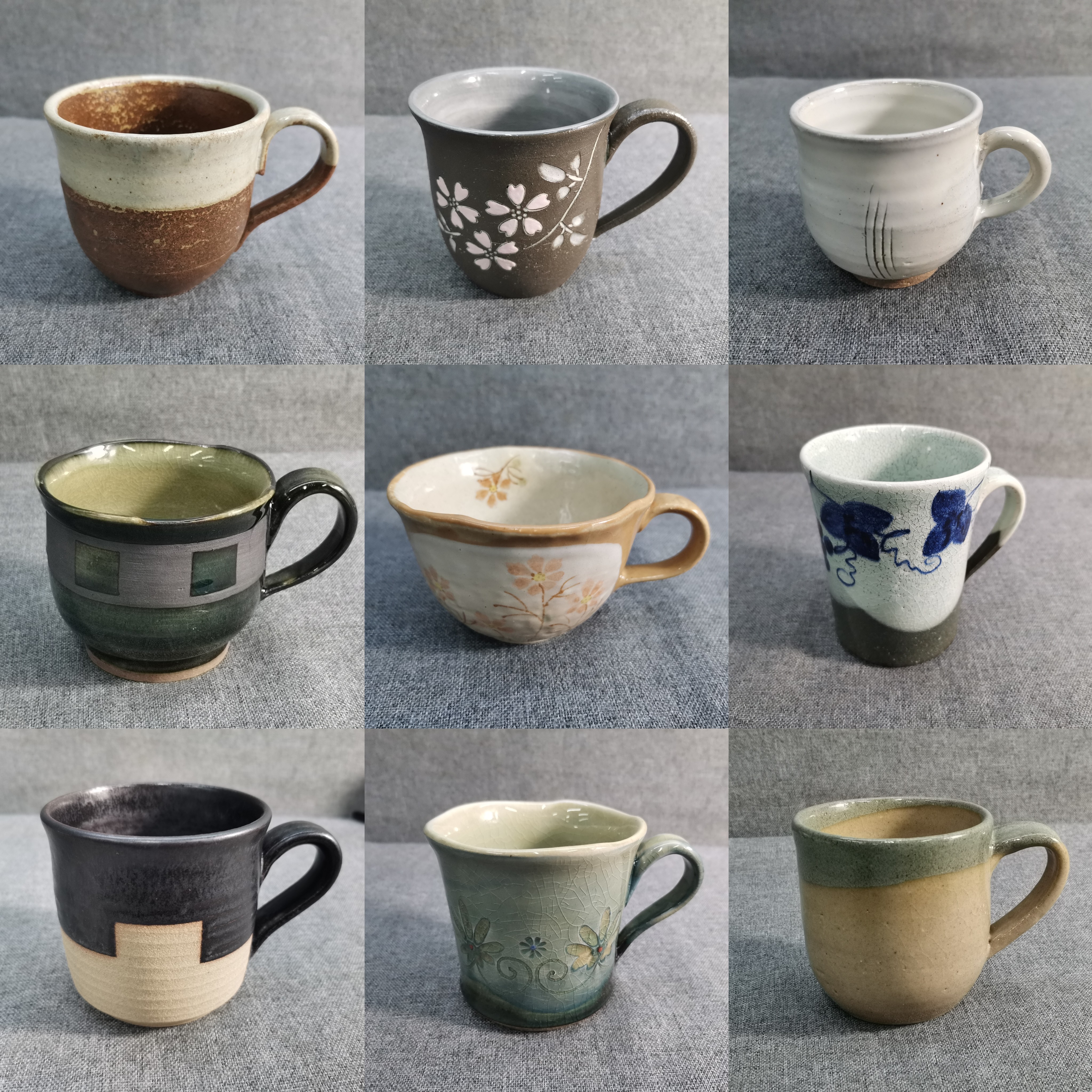 日本进口陶瓷马克杯 粗陶柴烧釉下彩手作马克杯,餐饮具,茶杯,淘宝优惠券,粉丝福利购,淘宝优惠卷