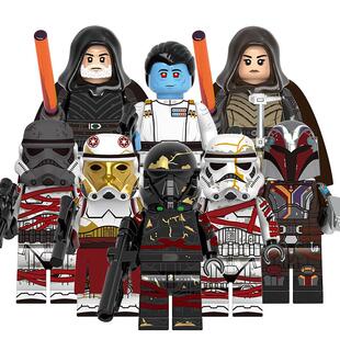 国产正品星球大战积木人仔G0161索龙近卫贝兰死亡士兵拼装玩具