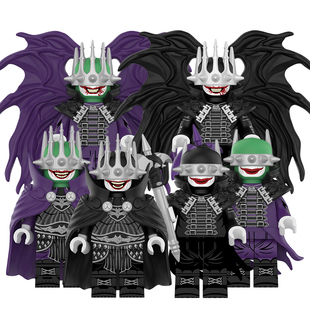 适用乐高超级英雄哥谭市蝙蝠侠第三方狂笑之蝠拼装 111 玩具DY106