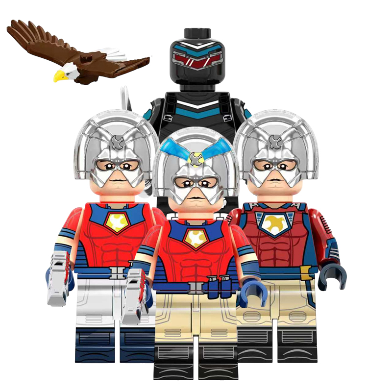 适用乐高DC和平使者自杀小队义警超级英雄拼装积木人仔玩具RZL007
