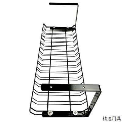 桌下电线插线板收纳整理架夹式桌底电线收纳架电线槽理线器置物架