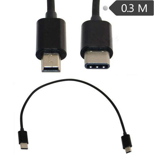 usb3.1 type-C公头转 MINI5pin 0.25米