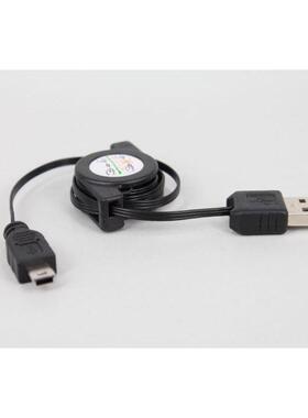 伸缩式MP3 梯形 小口 数据线 USB 5P线 可收缩mini 5pin 伸缩线