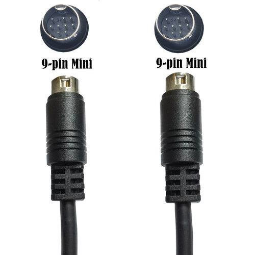 mini din 9PIN9针电视音频线9芯S端子线公公机顶盒 色差线S-Video