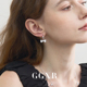 GGXR 蝴蝶结Irene同款 爱心闪钻耳环无耳洞耳夹极简甜美蝴蝶结耳钉