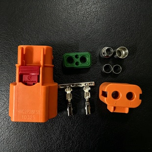 安费诺-HVC2P28FS104原装正品-新能源汽车连接器高压线束插头现货