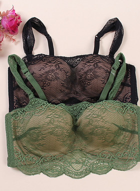 夏性感蕾丝黑色抹胸文胸81272 20810272