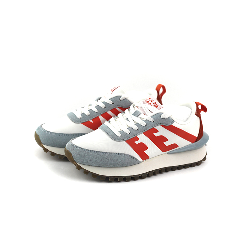 大孚飞跃春秋季新款男女情侣单鞋圆头系带平跟鞋运动休闲百搭