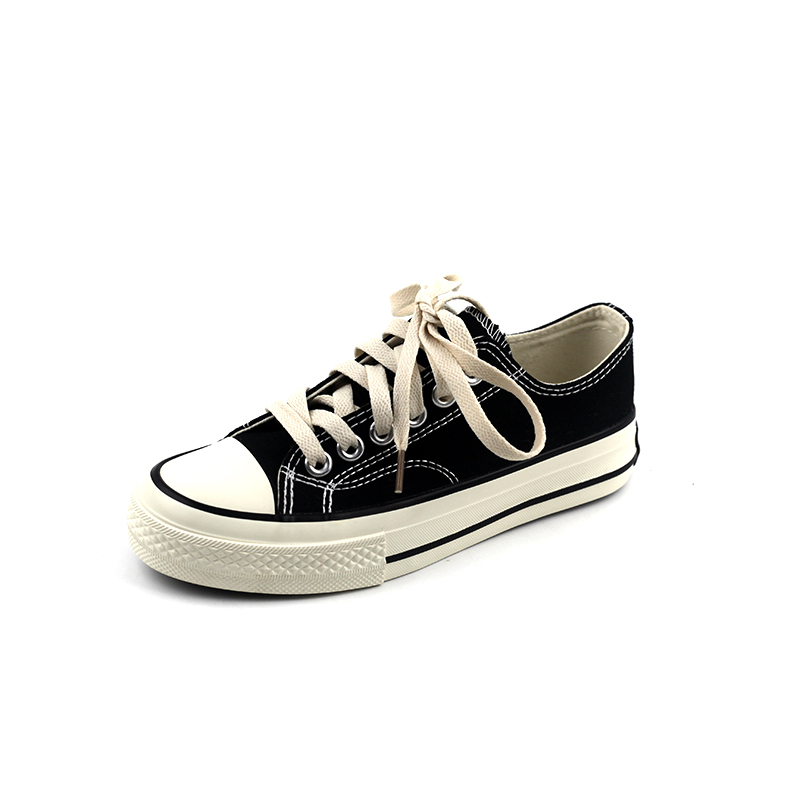 圆头平底女鞋金佰川帆布鞋休闲