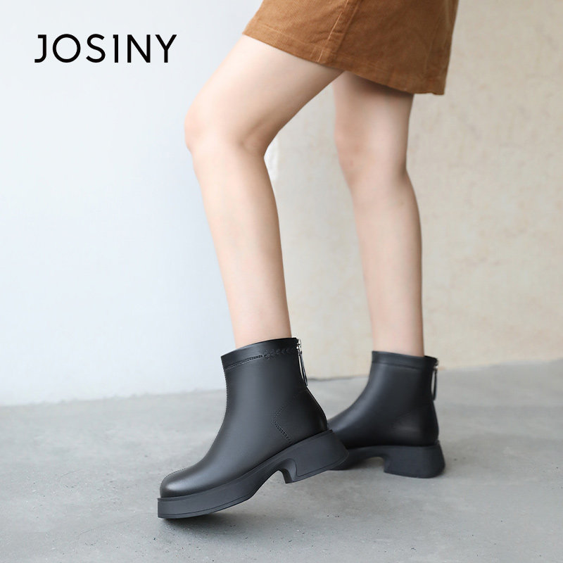 卓诗尼春季新款女鞋深口单鞋乐福鞋女圆头厚底英伦风时装休闲百搭,女鞋,深口单鞋,淘宝优惠券,粉丝福利购,淘宝优惠卷