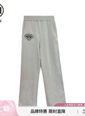 TCH 轻奢潮牌字母烫钻银线针织休闲T69A20E8010